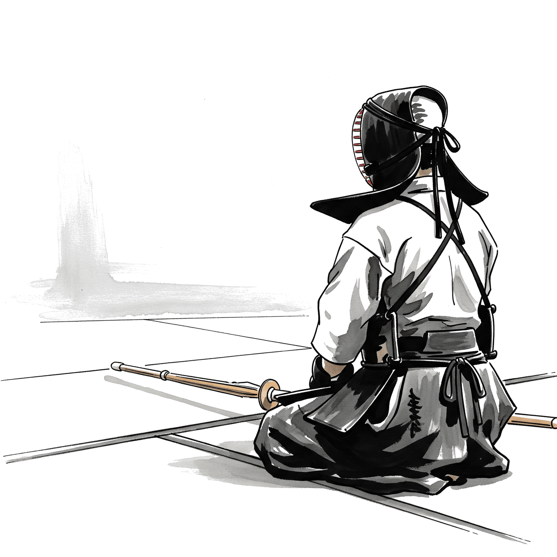 kendoka training