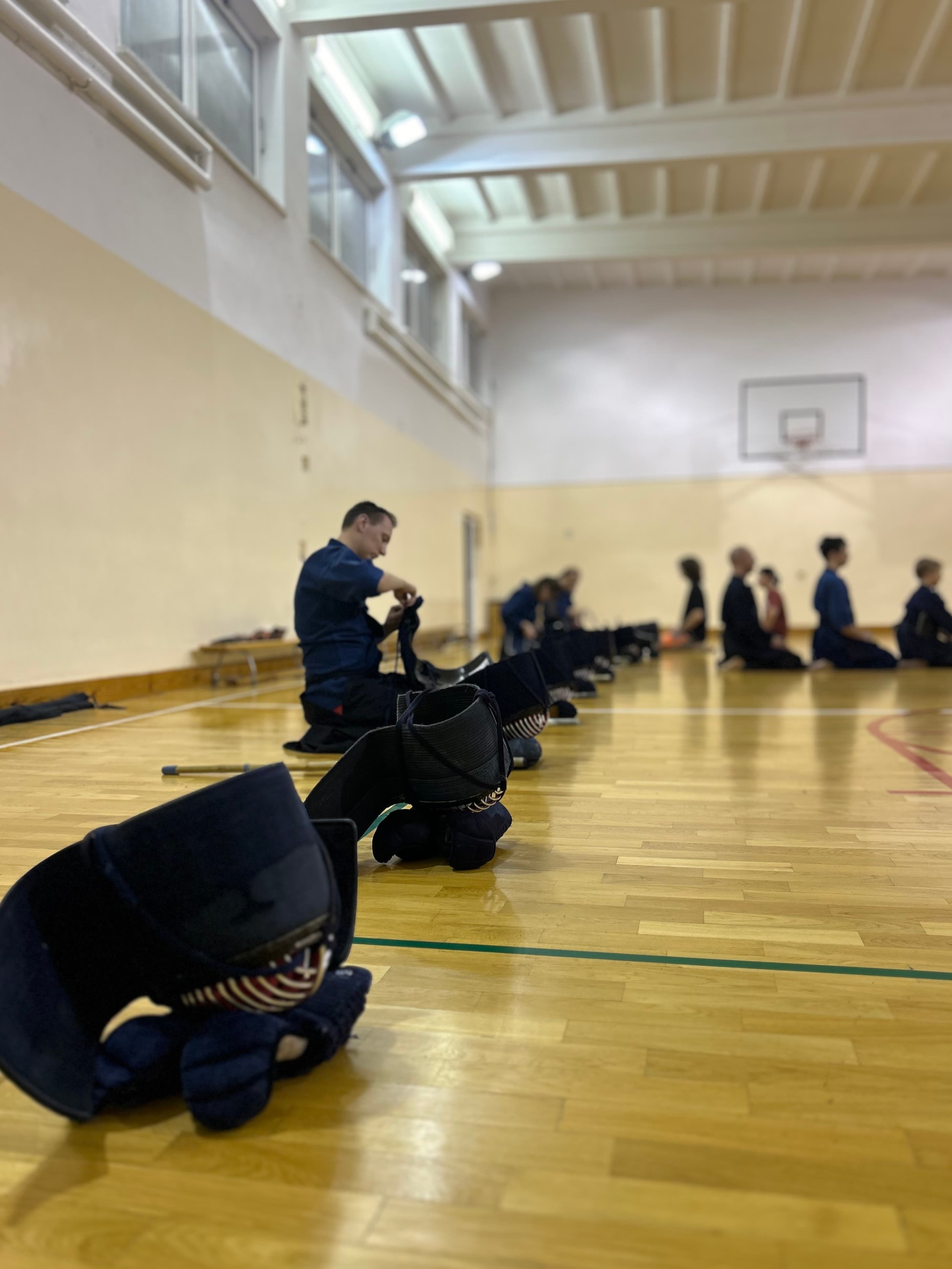 kendoka training