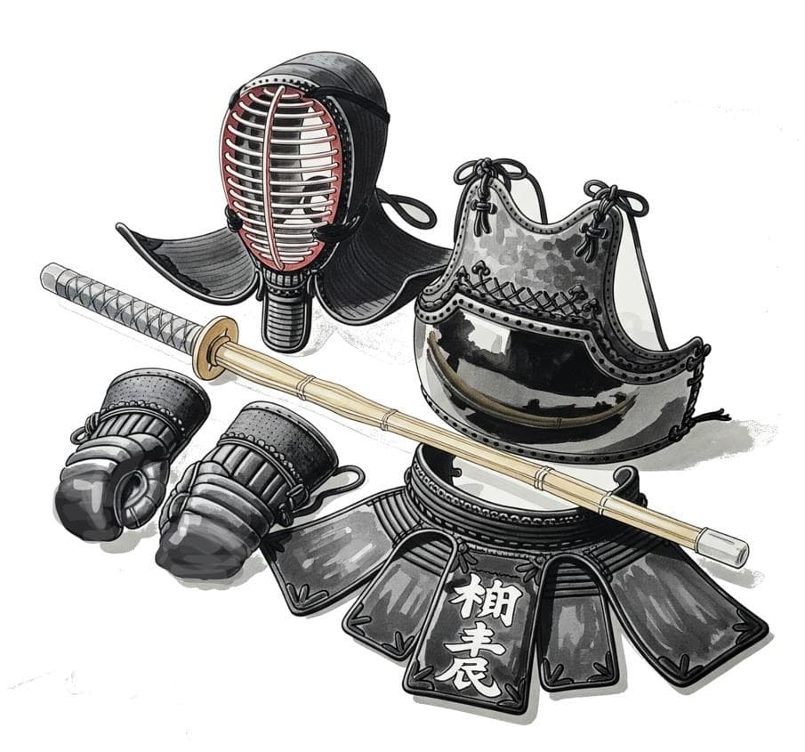 kendoka training